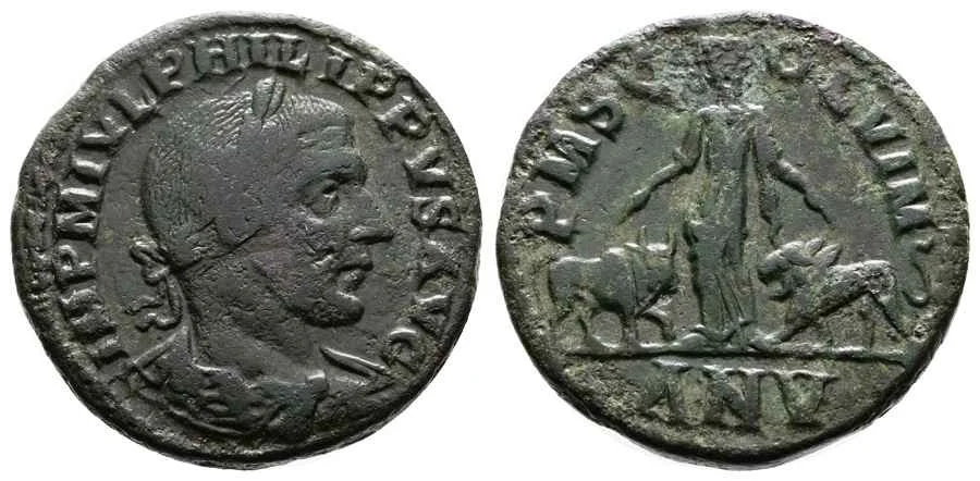 Agesilaos Antik Sikkeler Nümizmatik_ARAB_PHİLİP_I (5).webp