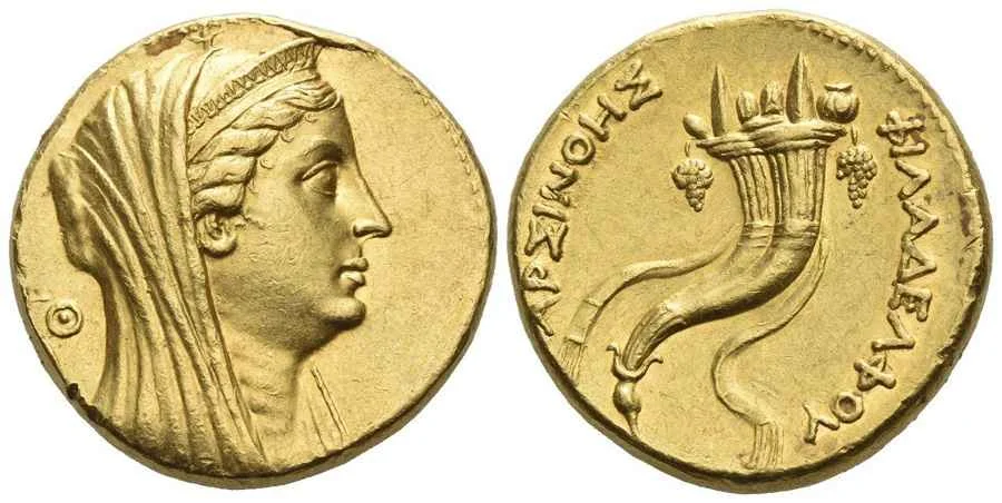Agesilaos Antik Sikkeler Nümizmatik_Arsinoe II  (9).webp