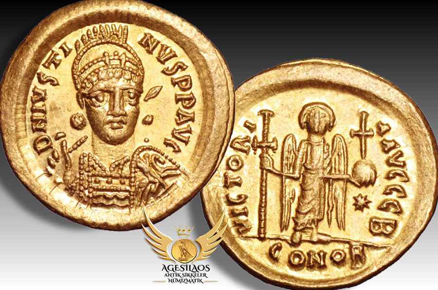 Agesilaos Antik Sikkeler Nümizmatik_Justinus I.jpg