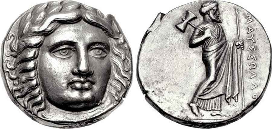 AGESİLAOS ANTİK SİKKELER NÜMİZMATİK_MAUSSOLOS (2).jpg