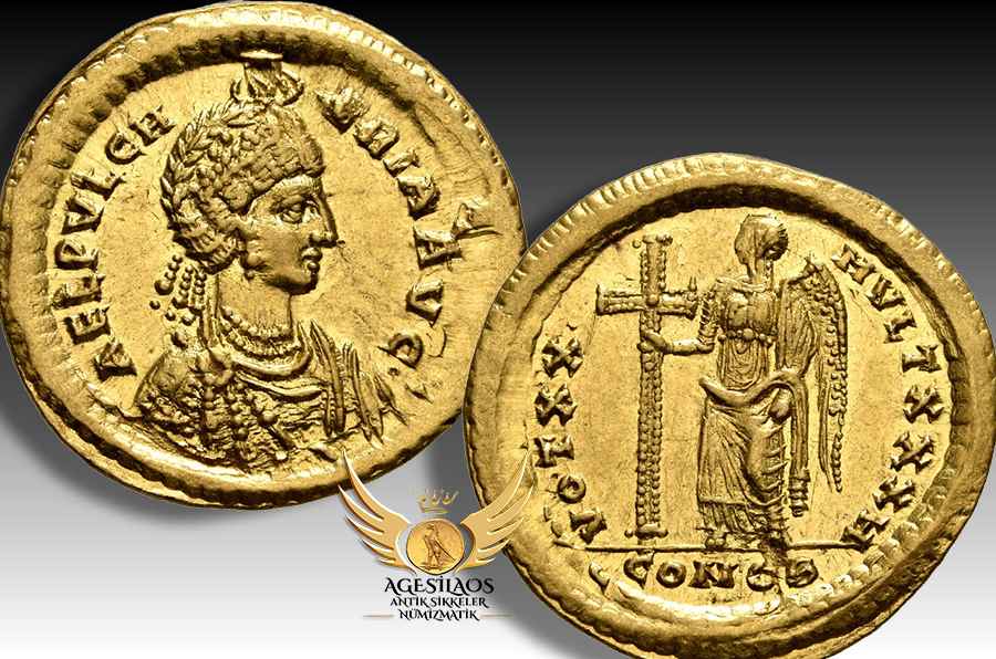 Agesilaos Antik Sikkeler Nümizmatik_Pulcheria.jpg