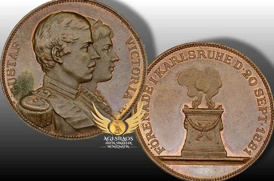 Prenses Victoria, 20 Eylül 1881'de Karlsruhe'de İsveç ve Norveç Kralı II. Oscar ile Nassau'lu Sofia'nın oğlu İsveç ve Norveç Veliaht Prensi Gustaf ile evlendi.