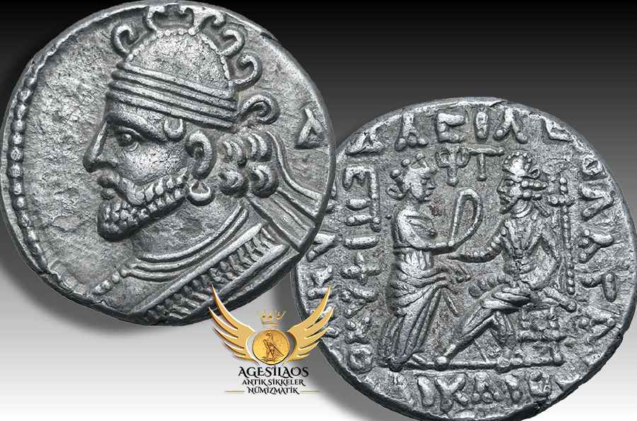 AGESİLAOS ANTİK SİKKELER NÜMİZMATİK_Vologases II.jpg