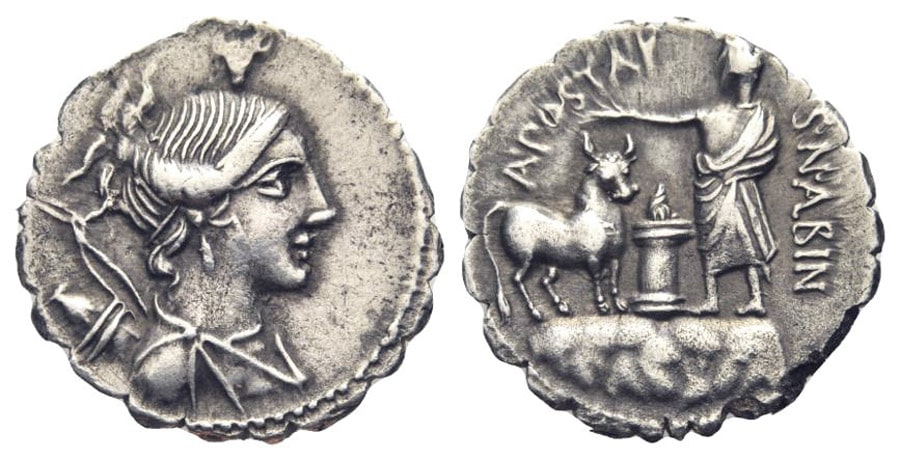 ANTİK SİKKELER NÜMİZMATİK_ Postumius Albinus (10).jpg