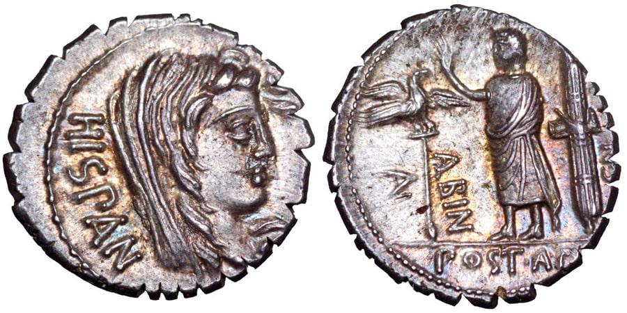 ANTİK SİKKELER NÜMİZMATİK_ Postumius Albinus (11).jpg