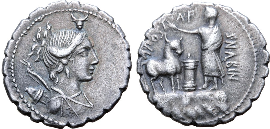 ANTİK SİKKELER NÜMİZMATİK_ Postumius Albinus (14).jpg