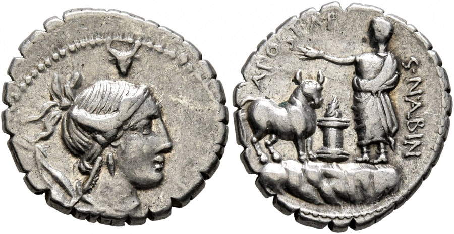 ANTİK SİKKELER NÜMİZMATİK_ Postumius Albinus (16).jpg