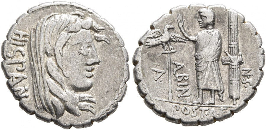 ANTİK SİKKELER NÜMİZMATİK_ Postumius Albinus (17).jpg