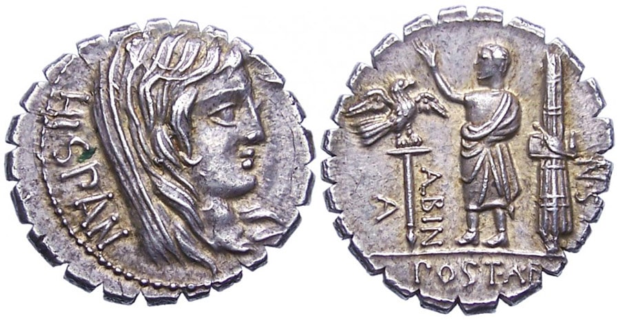 ANTİK SİKKELER NÜMİZMATİK_ Postumius Albinus (3).jpg