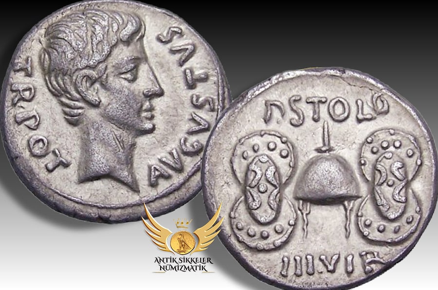 ANTİK SİKKELER NÜMİZMATİK_Augustus.jpg