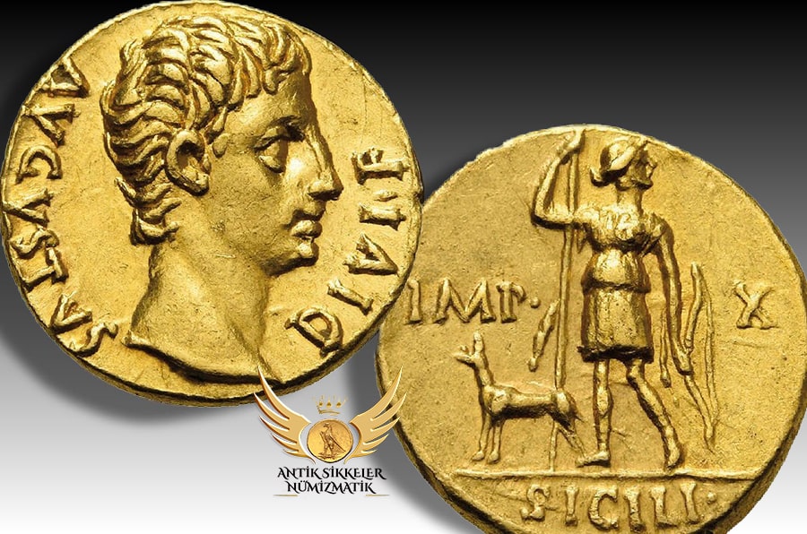 ANTİK SİKKELER NÜMİZMATİK_Augustus.jpg