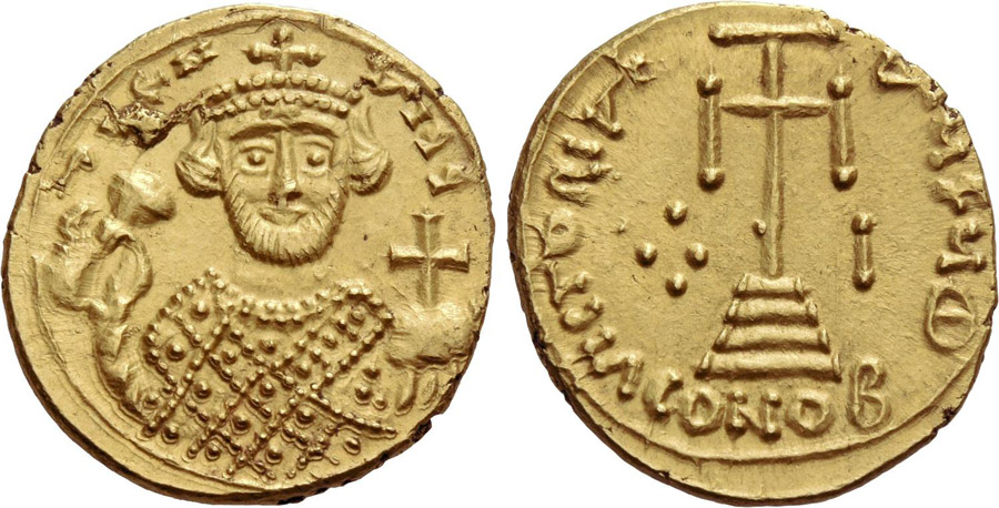 ANTİK SİKKELER NÜMİZMATİK_Bizans İmparatorluğu Leontius  (3).jpg