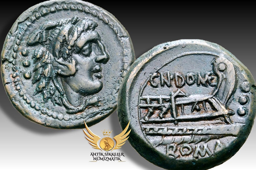 ANTİK SİKKELER NÜMİZMATİK_Domitius Calvinus.jpg