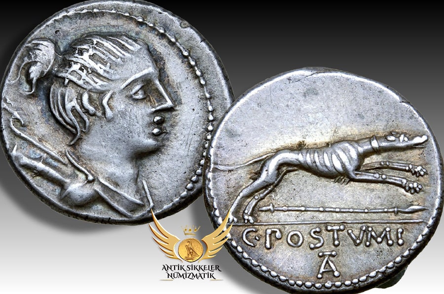ANTİK SİKKELER NÜMİZMATİK_Gaius Postumius.jpg