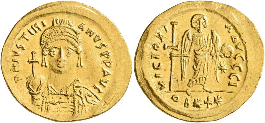 ANTİK SİKKELER NÜMİZMATİK_Justinian I  (17).jpg