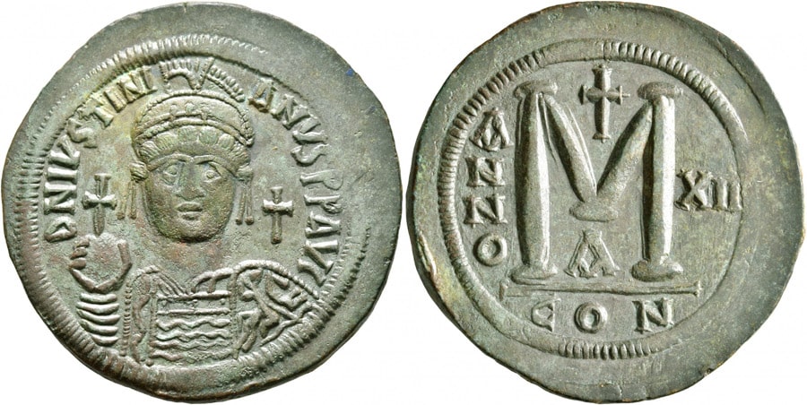 ANTİK SİKKELER NÜMİZMATİK_Justinian I  (18).jpg