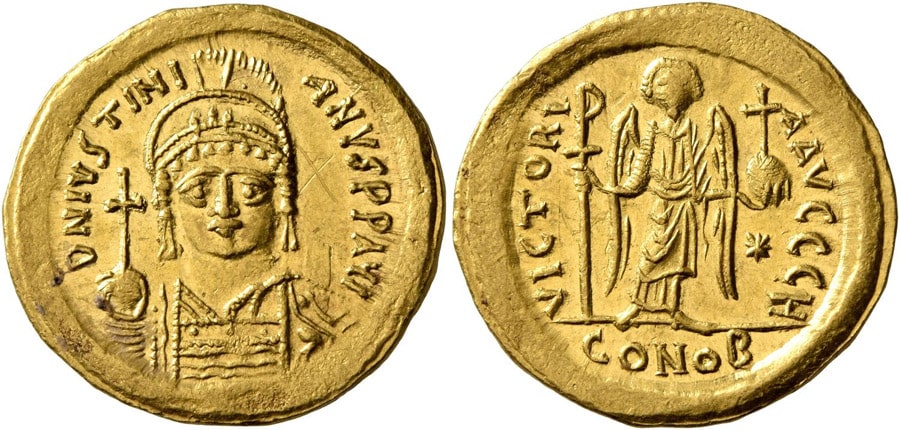 ANTİK SİKKELER NÜMİZMATİK_Justinian I  (4).jpg