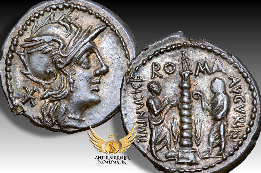 ANTİK SİKKELER NÜMİZMATİK_Minucius Augurinus.jpg