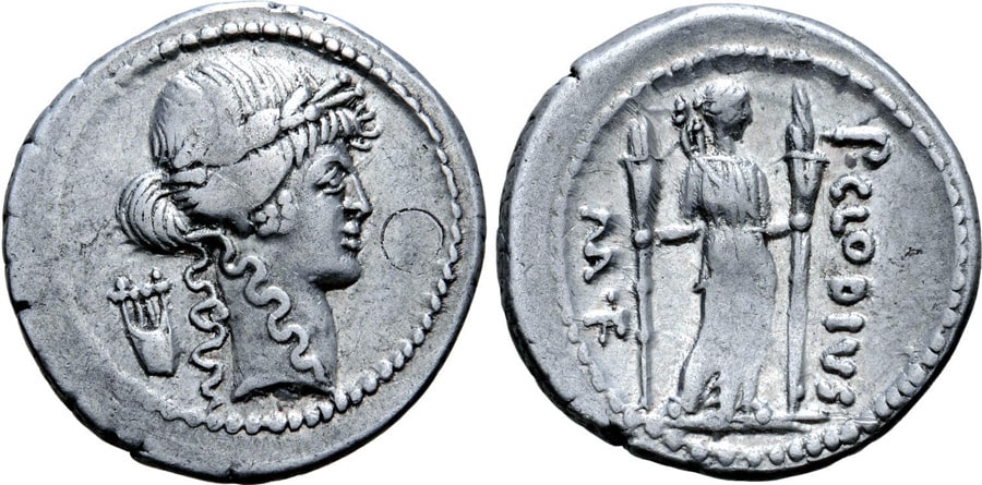 ANTİK SİKKELER NÜMİZMATİK_Publius Clodius Turrinus  (13).jpg