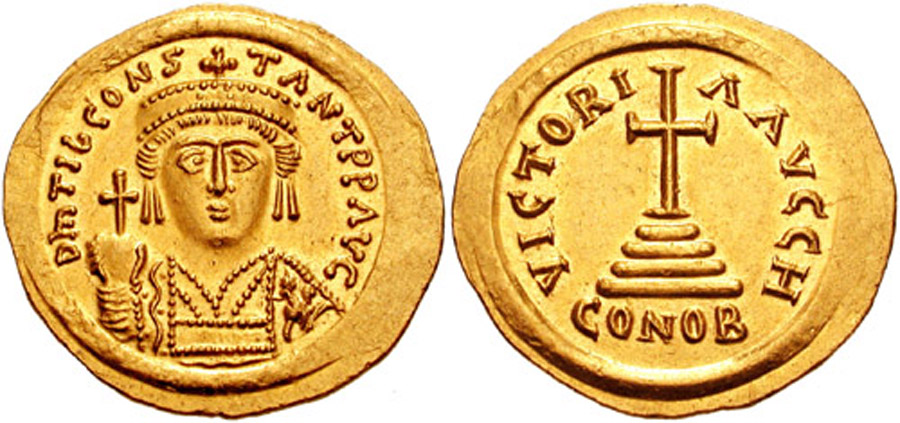 ANTİK SİKKELER NÜMİZMATİK_Tiberius II (12).jpg