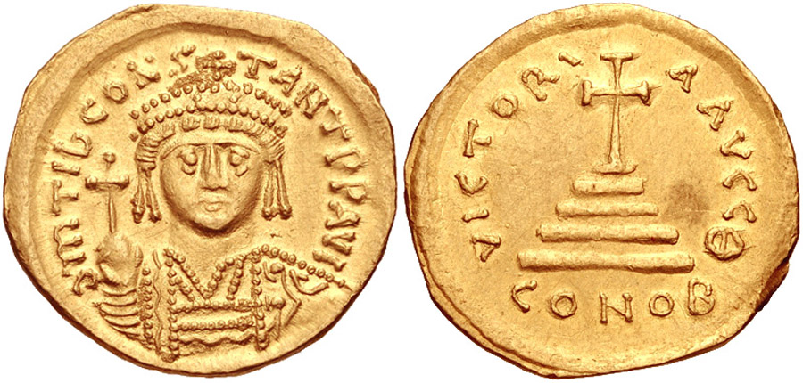 ANTİK SİKKELER NÜMİZMATİK_Tiberius II (13).jpg