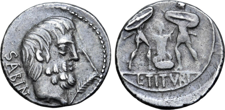 ANTİK SİKKELER NÜMİZMATİK_Titurius Sabinus (13).jpg