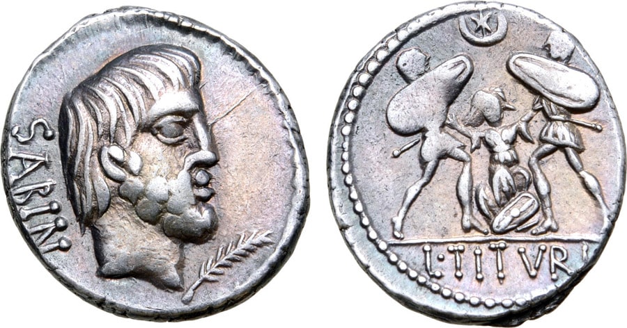 ANTİK SİKKELER NÜMİZMATİK_Titurius Sabinus (14).jpg