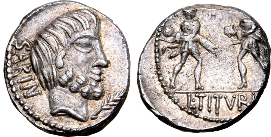 ANTİK SİKKELER NÜMİZMATİK_Titurius Sabinus (15).jpg