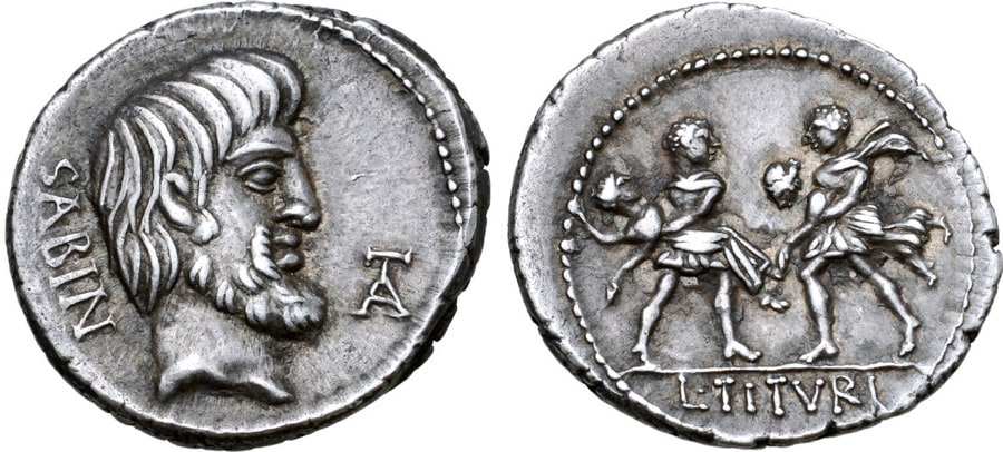 ANTİK SİKKELER NÜMİZMATİK_Titurius Sabinus (2).jpg